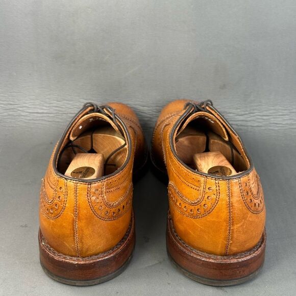 Allen Edmonds Strand Cap-toe Oxford Dress Shoes walnut brown men’s size 8 - Picture 4 of 10